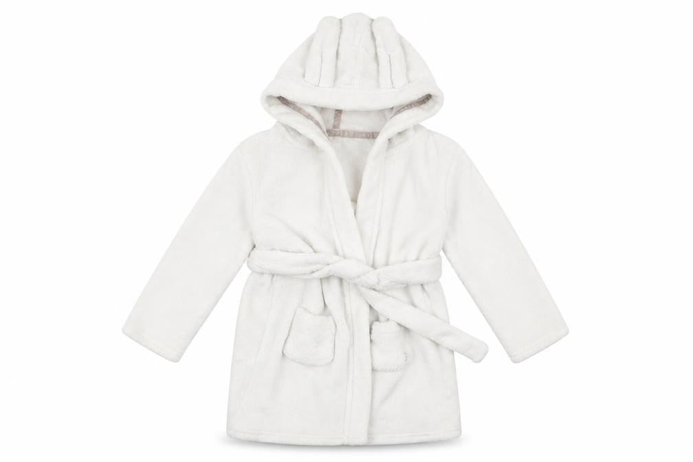 Preworn Girls White   Top Robe Size 2 Years