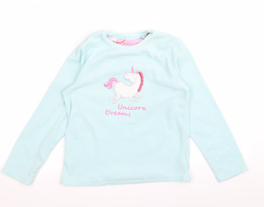 Primark Girls Blue  Rayon Pullover Jumper Size 9 Years