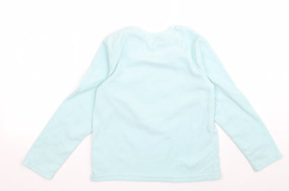Primark Girls Blue  Rayon Pullover Jumper Size 9 Years