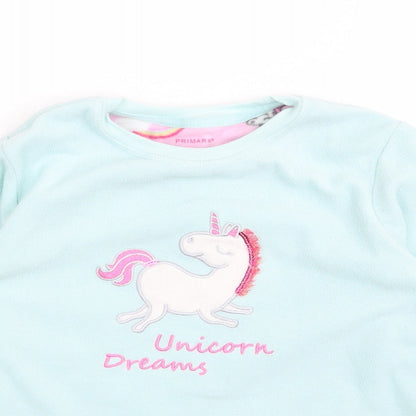 Primark Girls Blue  Rayon Pullover Jumper Size 9 Years