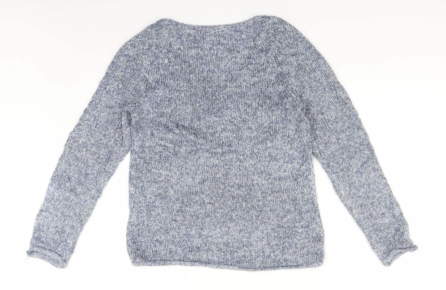 H&M Womens Blue  Knit Pullover Jumper Size XS