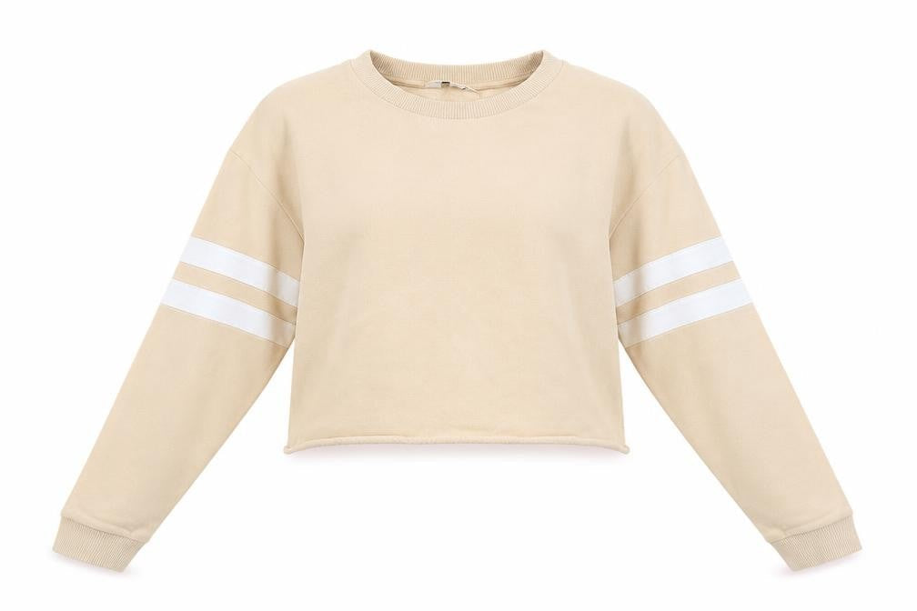 Miss Selfridge Womens Brown   Pullover Jumper Size 10  - cropped