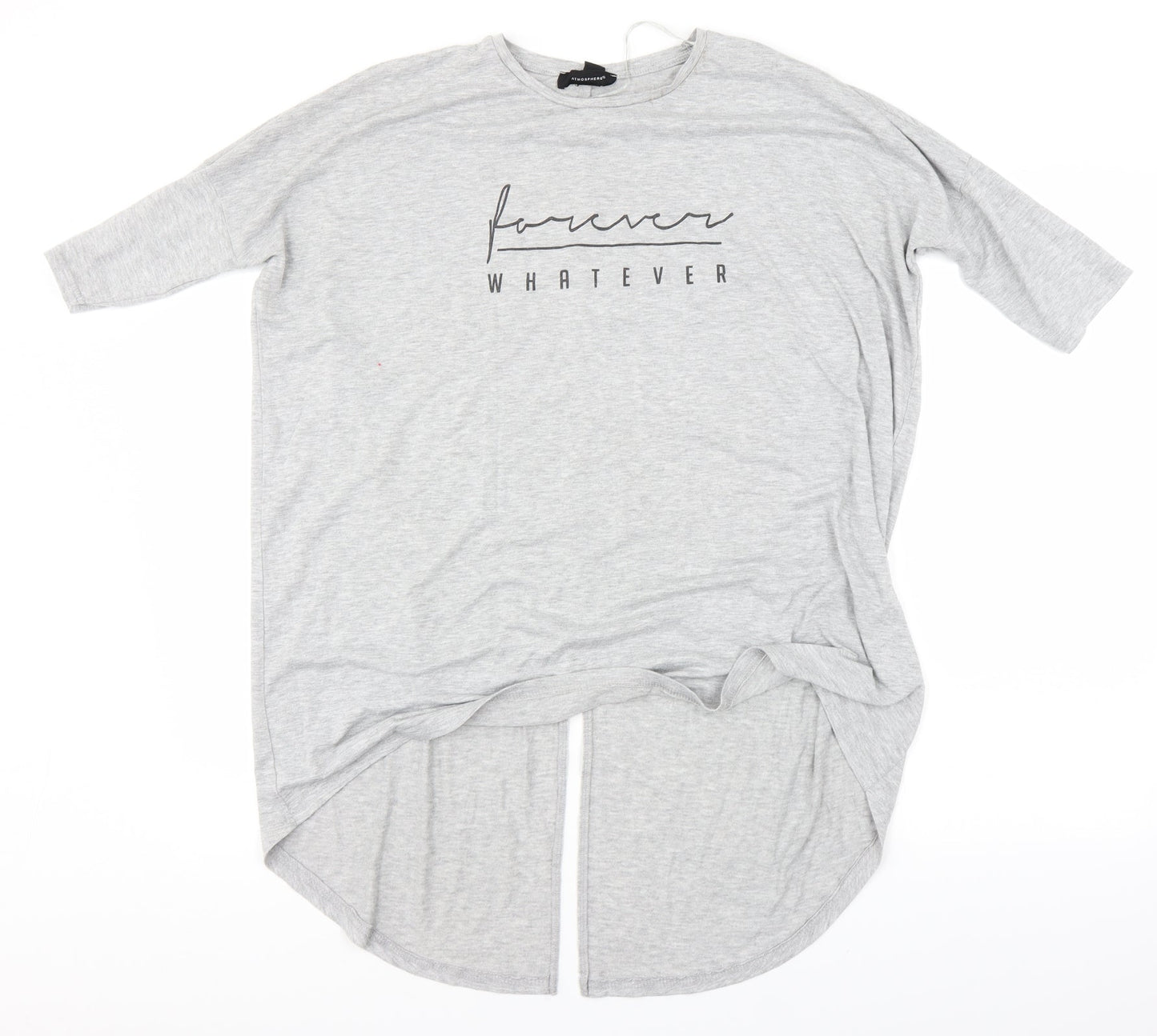 Atmosphere Womens Grey   Basic Blouse Size 10  - OVERSIZED