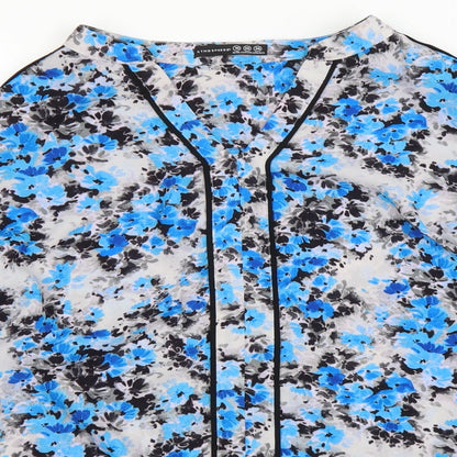 Atmosphere Womens Blue   Basic Blouse Size 10