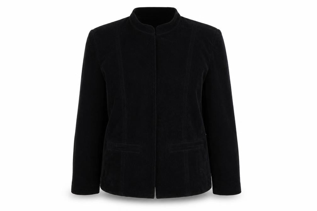 Viz a Viz Womens Black  Flannel Jacket  Size 14