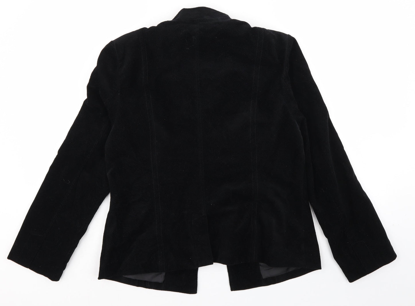 Viz a Viz Womens Black  Flannel Jacket  Size 14