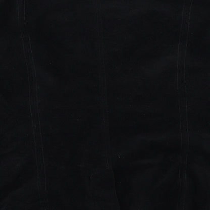 Viz a Viz Womens Black  Flannel Jacket  Size 14