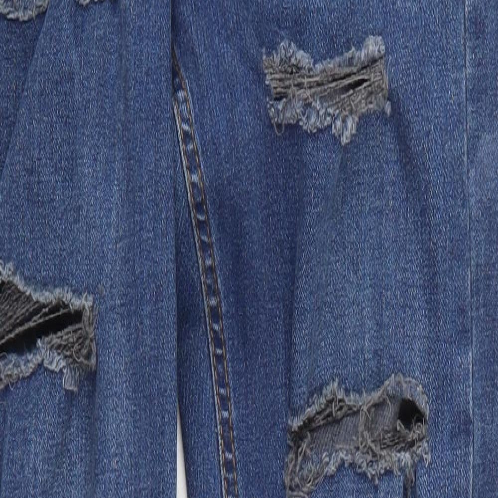 Topshop Mens Blue  Denim Straight Jeans Size 26 L32 in
