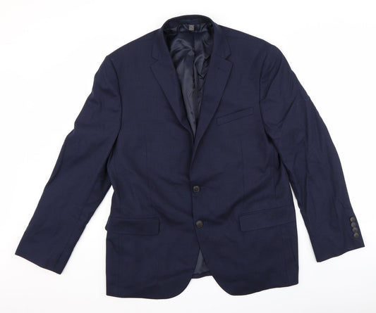 m&S Mens Blue   Jacket Blazer Size 42