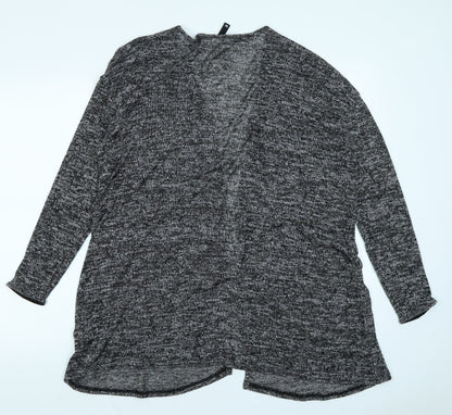 Divided Womens Grey   Cardigan Jumper Size M