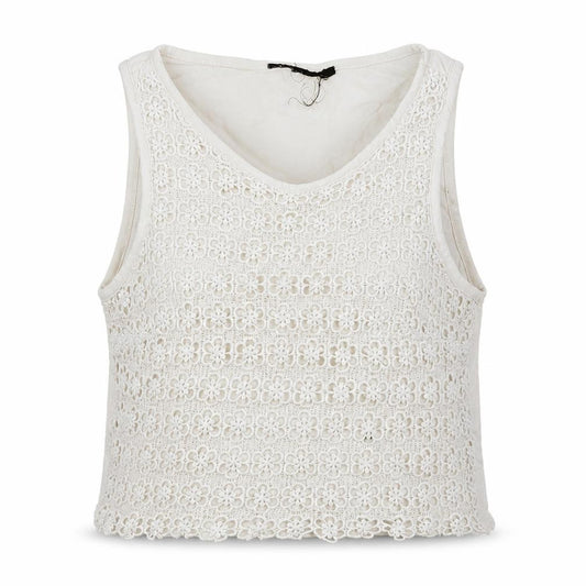 Topshop Womens White   Cropped Tank Size 8