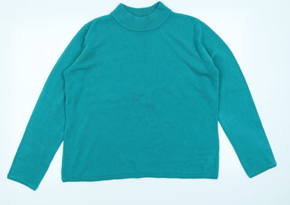 Preloved BM Womens Green   Pullover Jumper Size M - Front