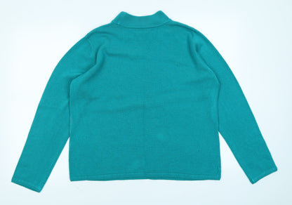 Preloved BM Womens Green   Pullover Jumper Size M - Back