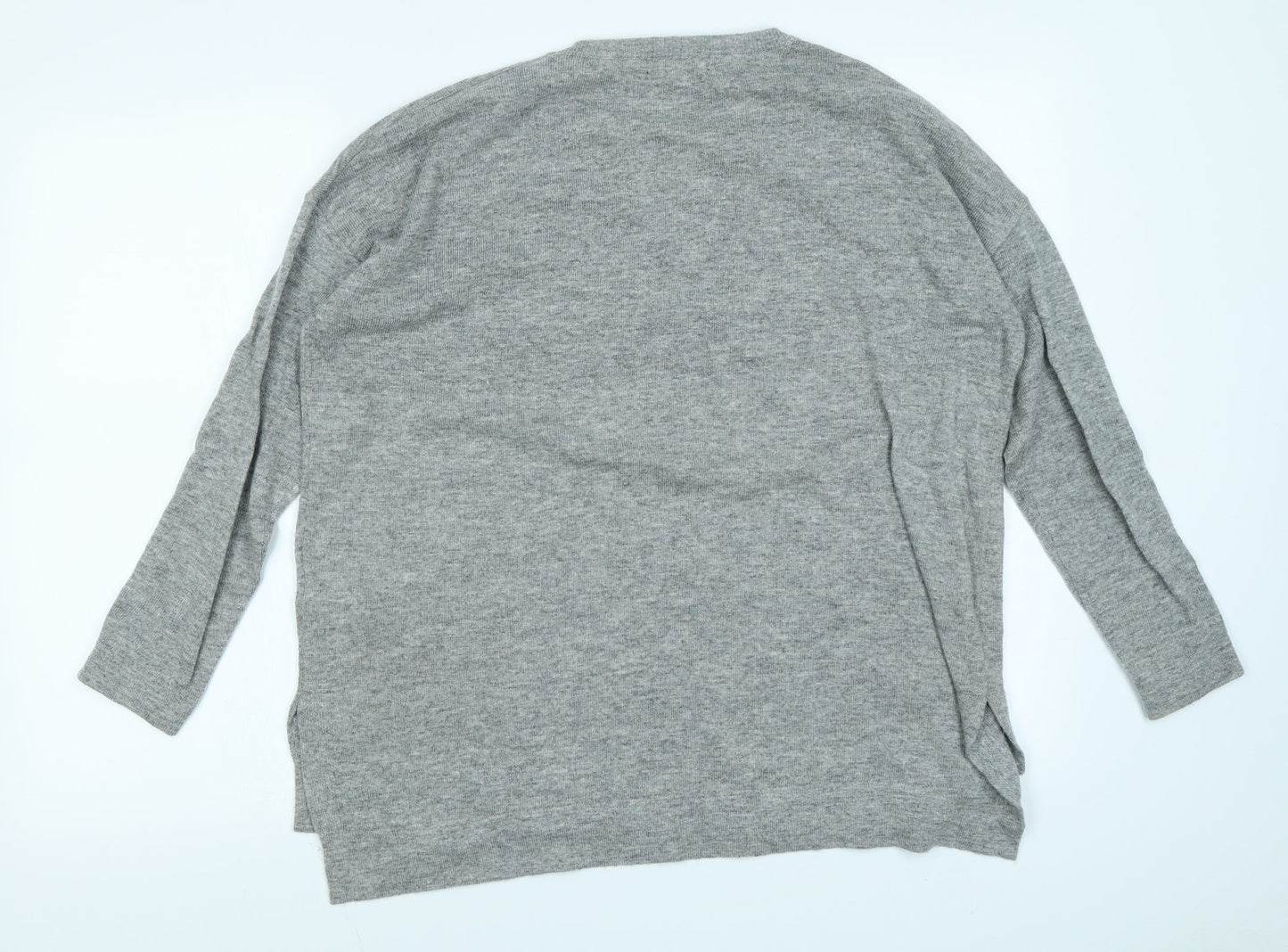 Caroline Morgan Womens Grey Polka Dot  Pullover Jumper Size 8