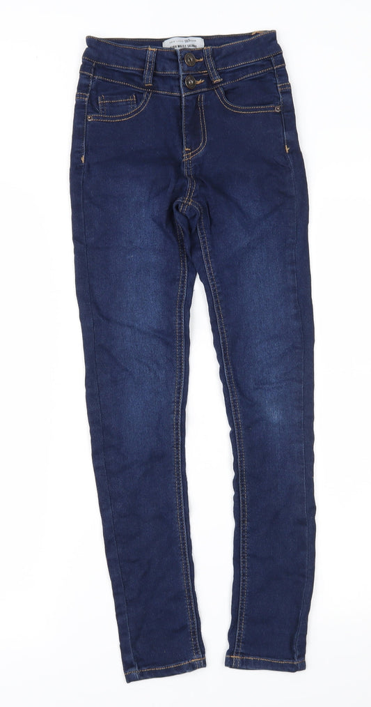 New Look Girls Blue  Denim Skinny Jeans Size 9 Years