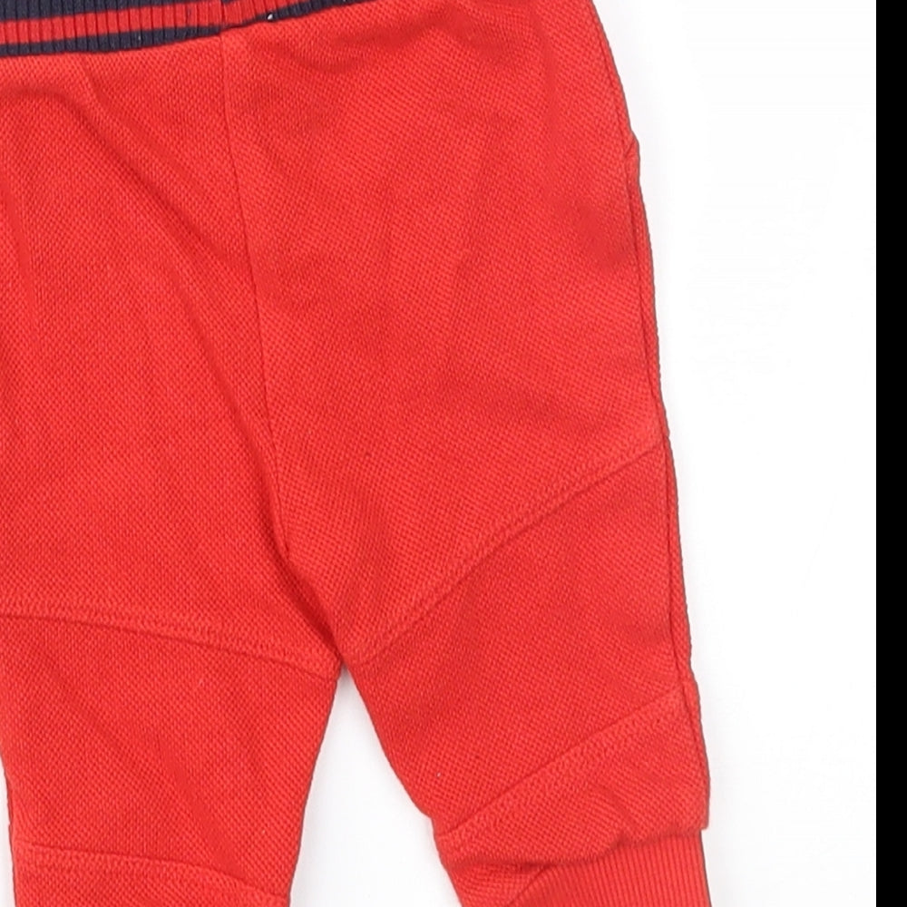 TU Baby Red   Jogger Trousers Size 0-3 Months