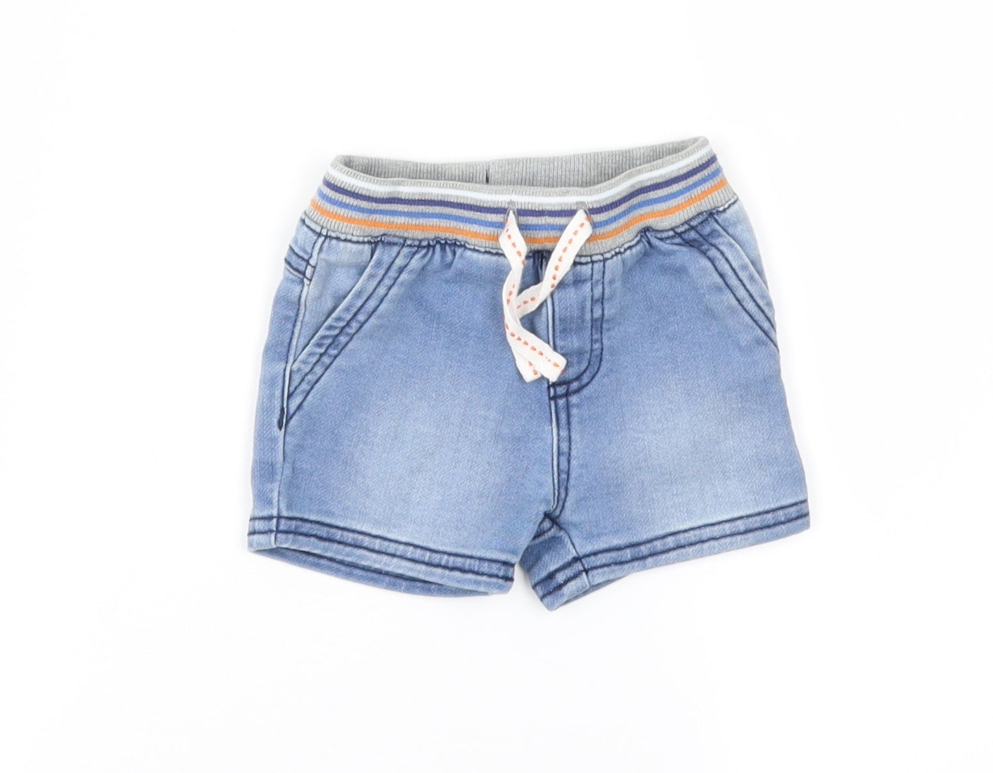 Matalan Baby Blue   Cropped Jeans Size 0-3 Months