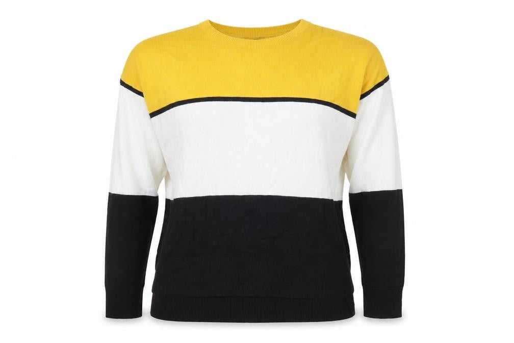 New Look Womens Multicoloured Striped  Pullover Jumper Size M