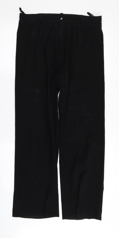 BHS Womens Black   Trousers  Size 16 L30 in