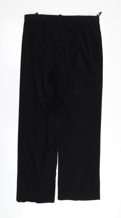 BHS Womens Black   Trousers  Size 16 L30 in