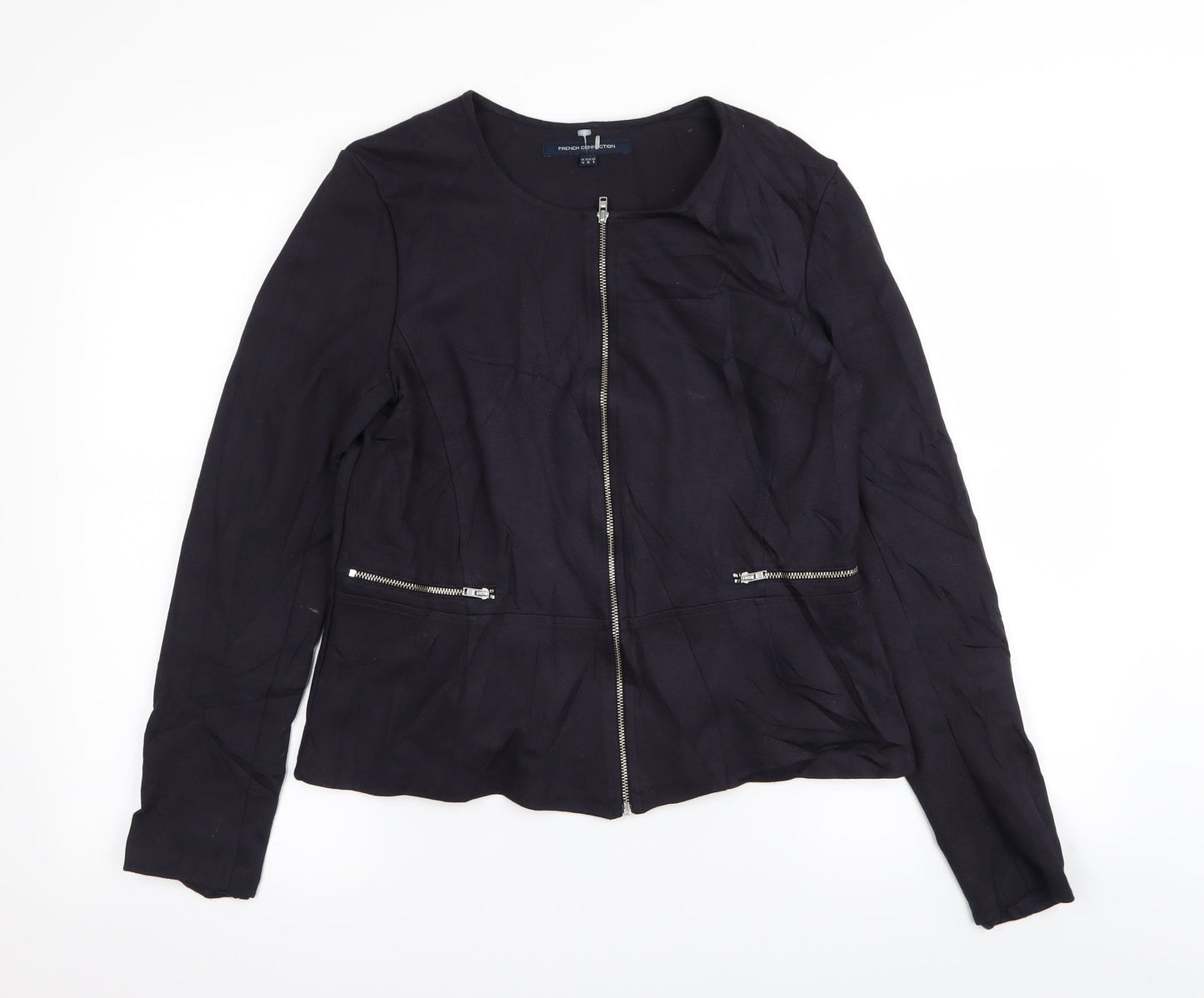 French Connection Womens Blue   Jacket  Size 12