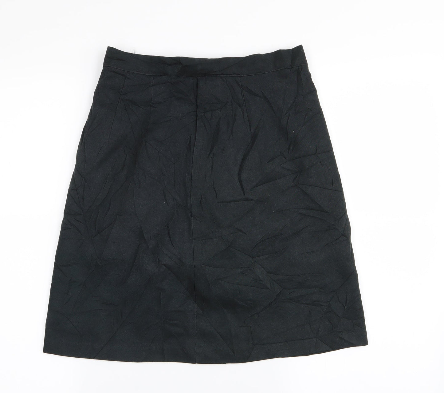Preworn Womens Black   A-Line Skirt Size 26 in