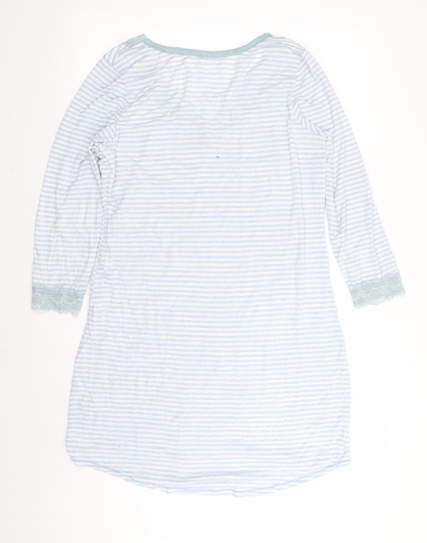 M&S Womens Blue Striped  Top Dress Size 12