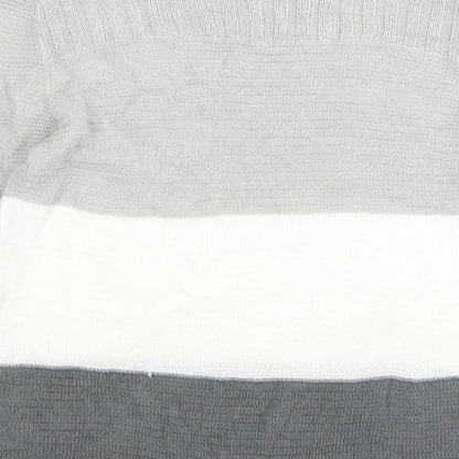 Femme Womens Grey   Pullover Jumper Size S