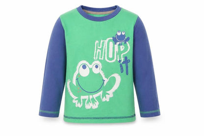 Preworn Boys Green Solid   Pyjama Top Size 2-3 Years