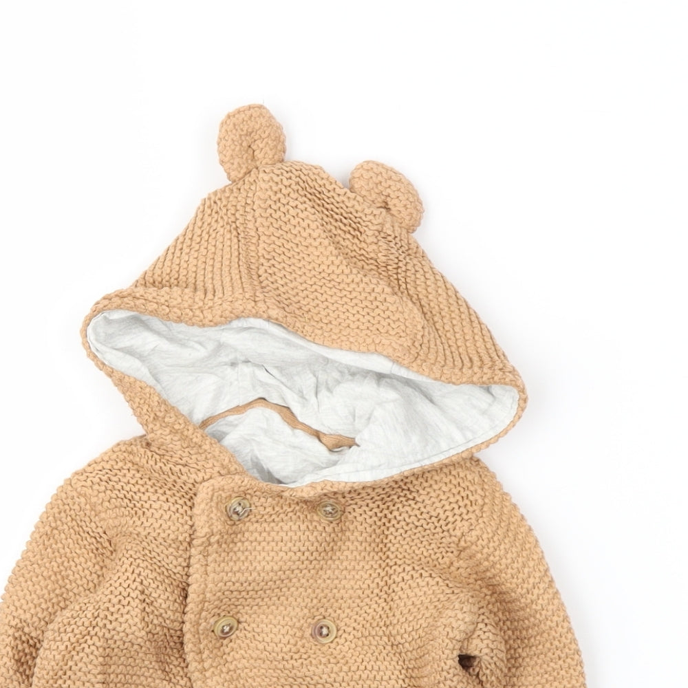 M&S Baby Brown   Basic Jacket Jacket Size 3-6 Months