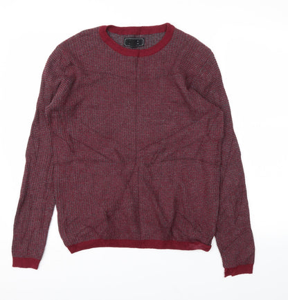 Preloved 21 MEN Mens Red   Pullover Sweatshirt Size S - Front