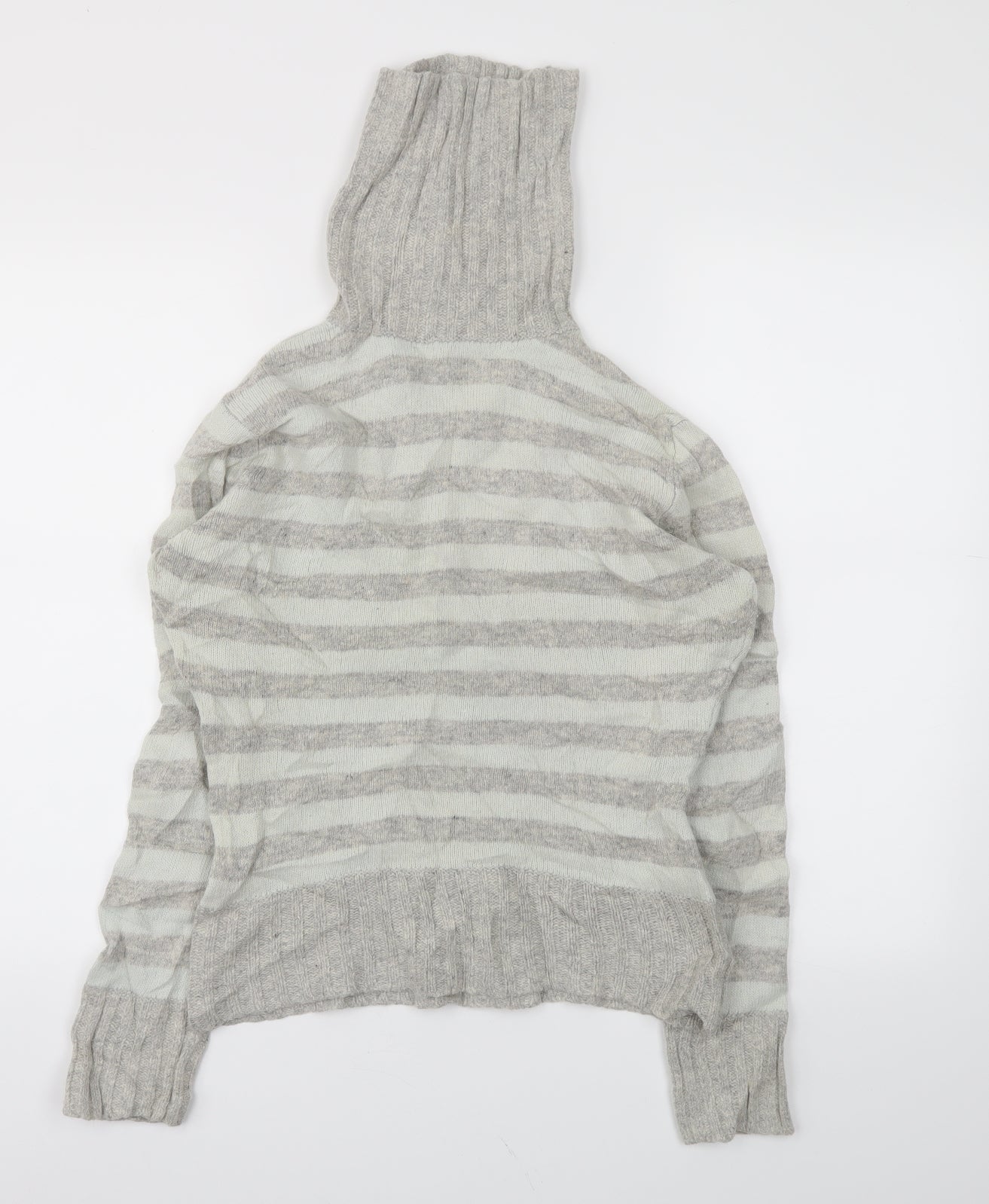 EDITIONS Womens Blue Striped  Pullover Jumper Size L