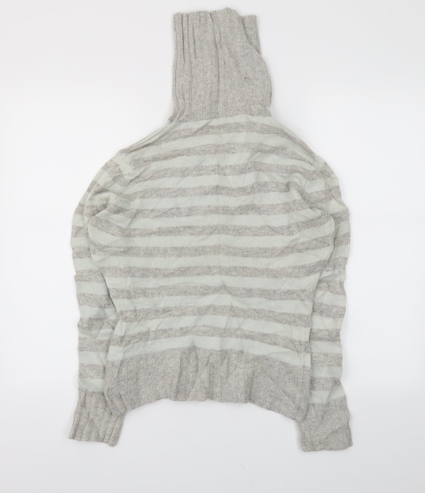 EDITIONS Womens Blue Striped  Pullover Jumper Size L