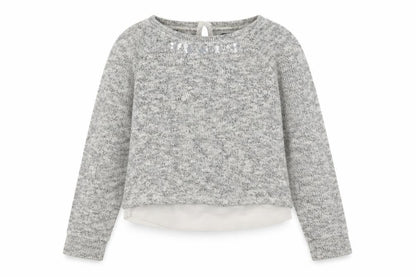 George Girls Grey   Pullover Jumper Size 10-11 Years