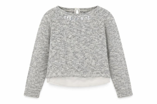 George Girls Grey   Pullover Jumper Size 10-11 Years