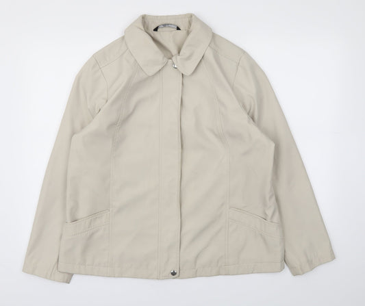 BM Womens Beige   Jacket Coat Size M