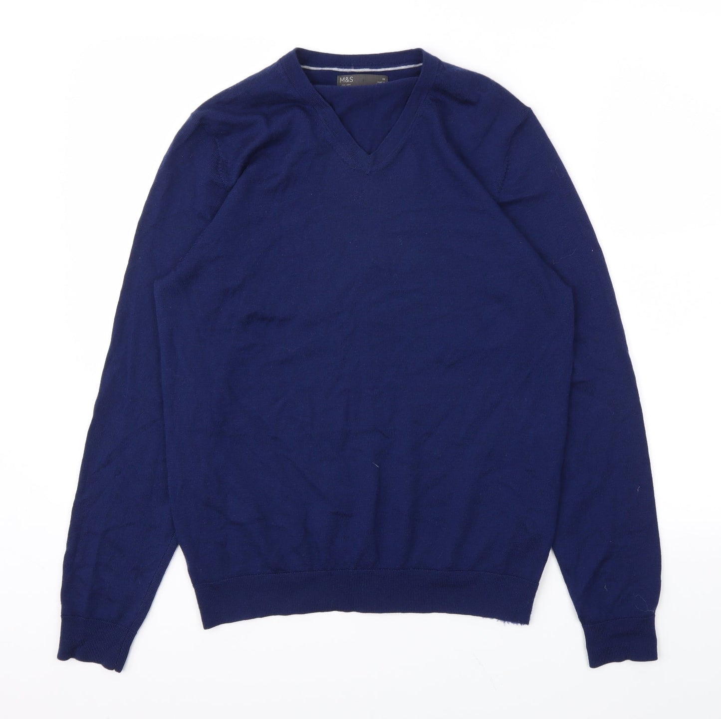 M&S Mens Blue   Pullover Sweatshirt Size M