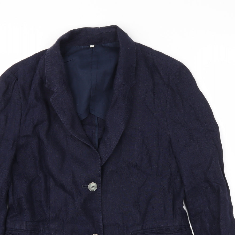 Preworn Womens Blue   Jacket Blazer Size M