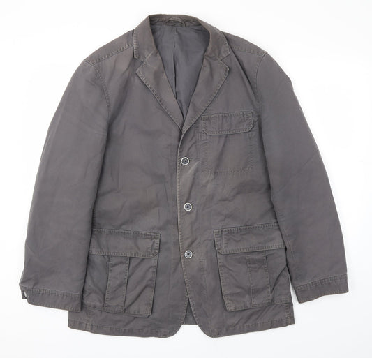 M&S Womens Grey   Jacket Coat Size M