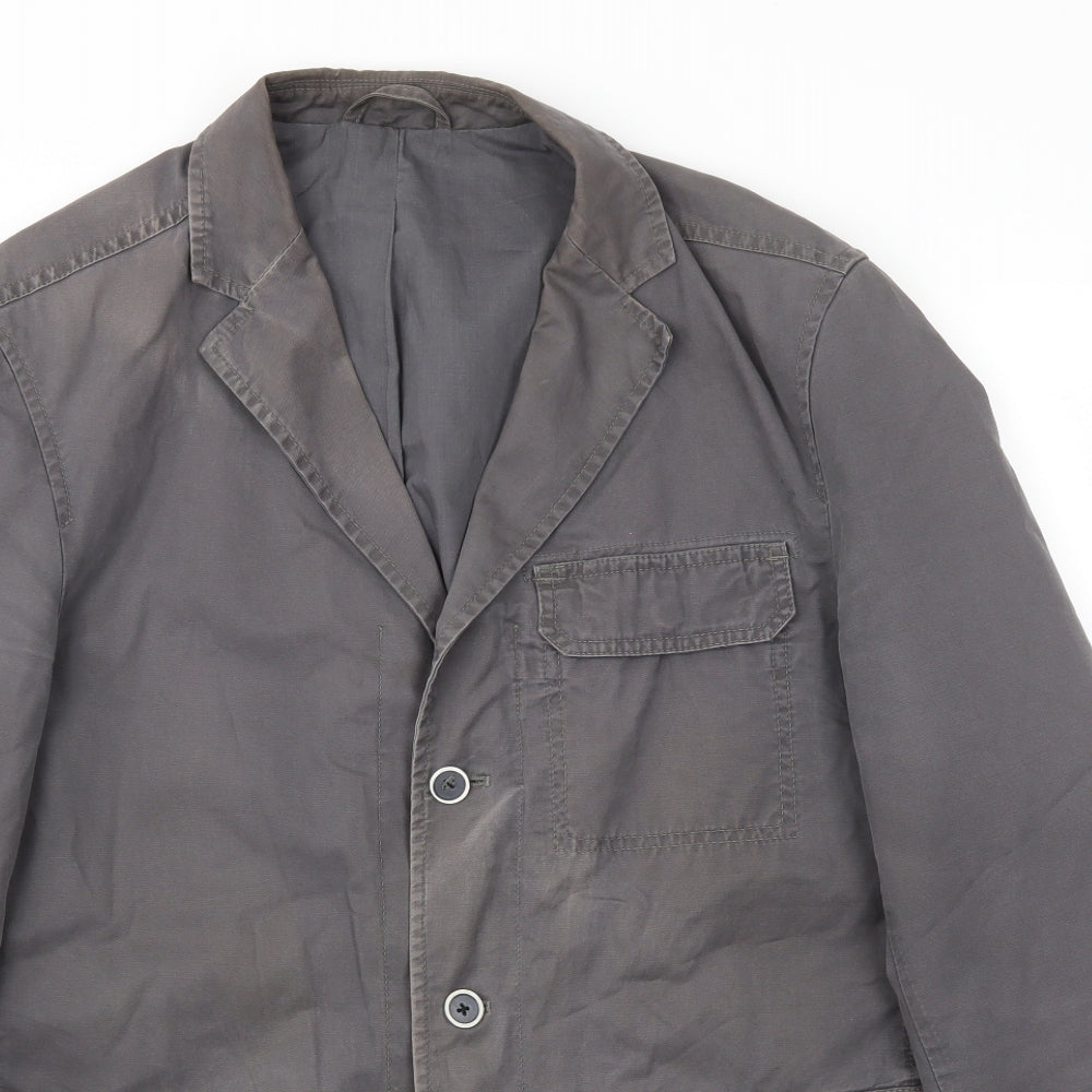 M&S Womens Grey   Jacket Coat Size M
