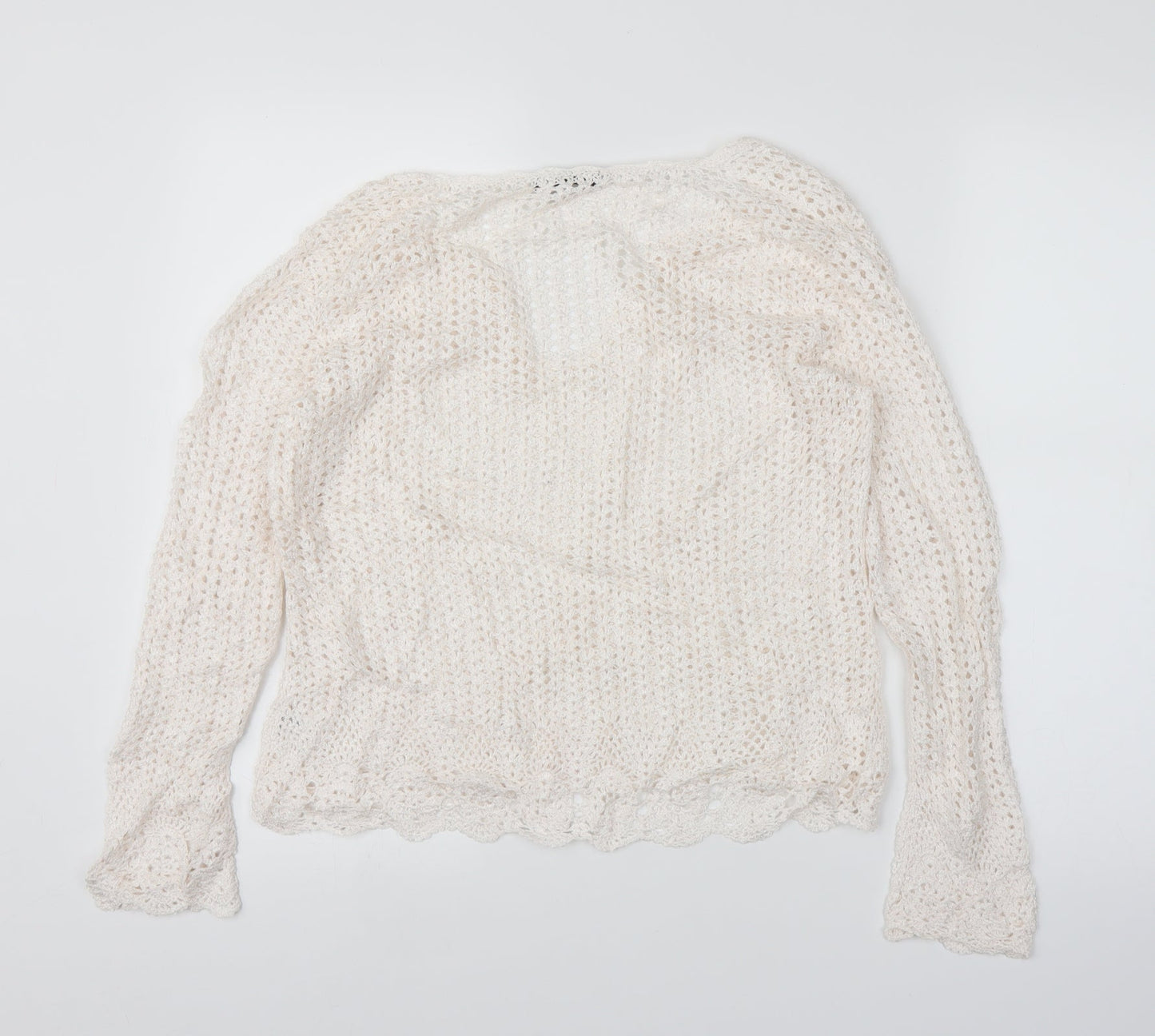 Linea Womens White   Pullover Jumper Size L