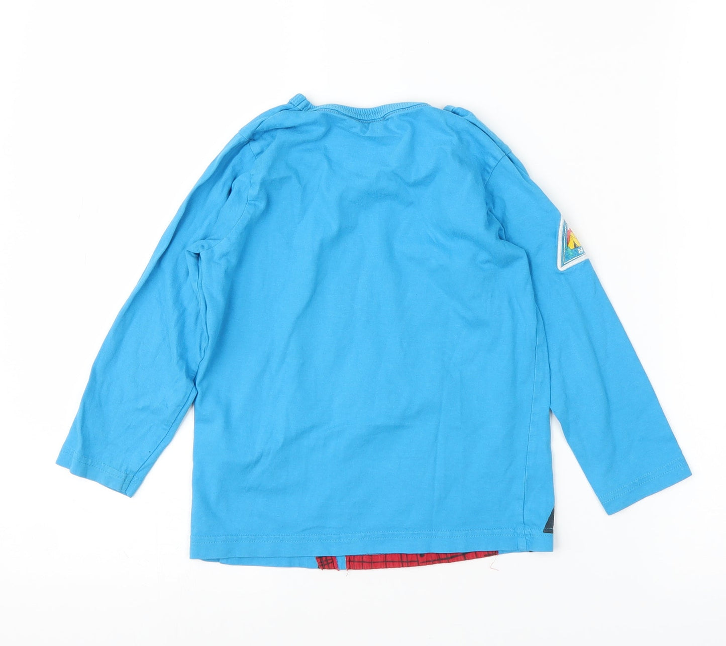 M&S Boys Blue   Basic T-Shirt Size 3-4 Years