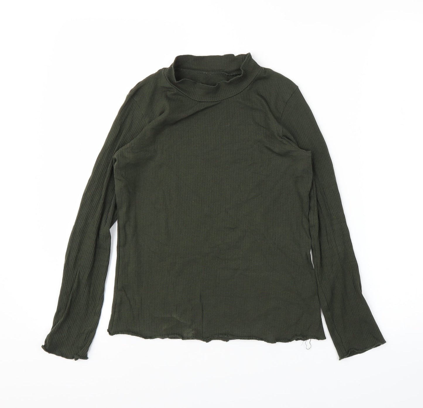 Primark Girls Green   Basic T-Shirt Size 9-10 Years