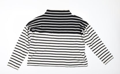 New Look Womens White   Pullover Jumper Size L