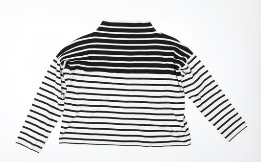New Look Womens White   Pullover Jumper Size L