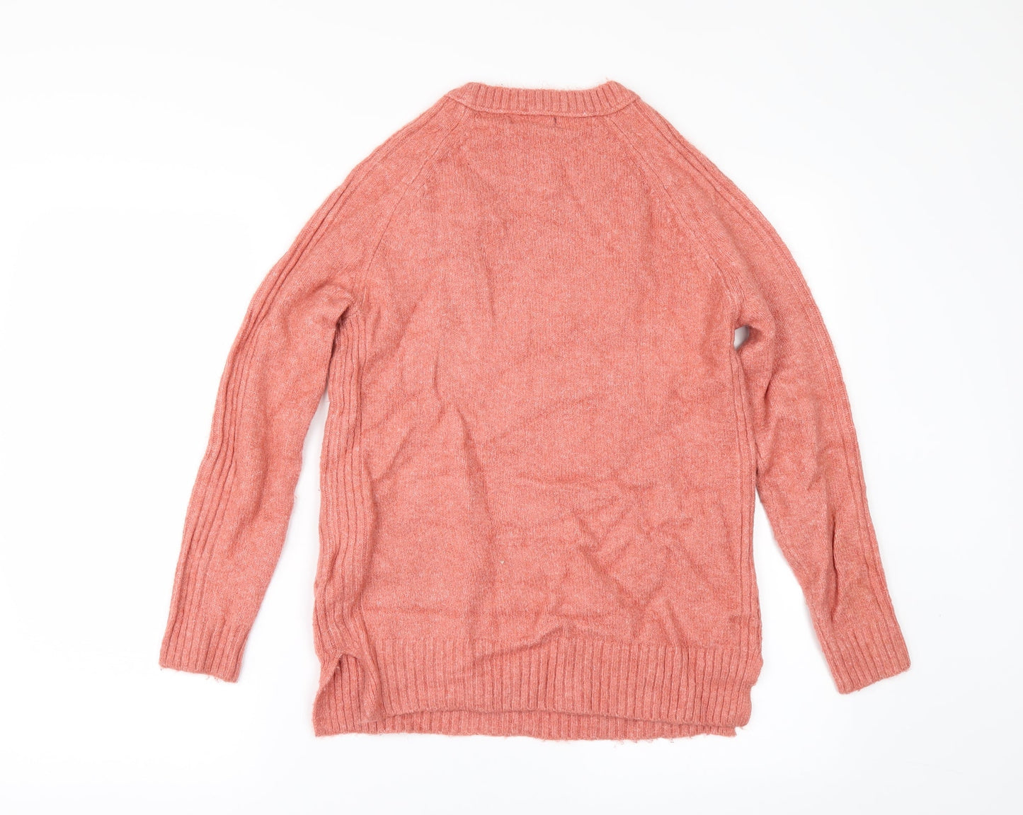 Marks and Spencer Womens Orange   Pullover Jumper Size XS