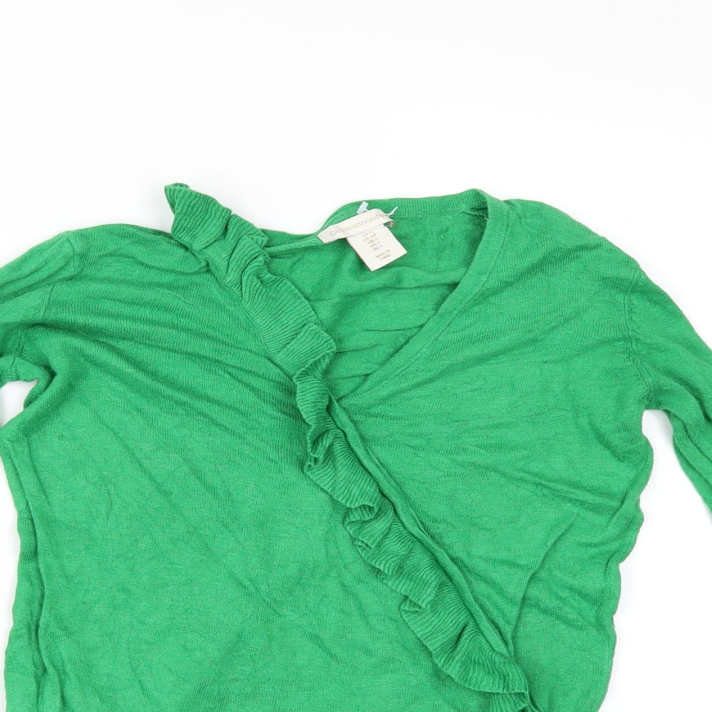 Catherine Malandrino Womens Green   Pullover Jumper Size S