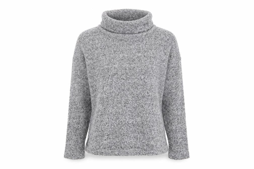 Next Womens Grey Solid Fleece Top Pyjama Top Size S