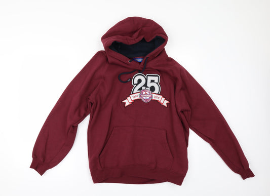 papini Womens Red   Pullover Hoodie Size S