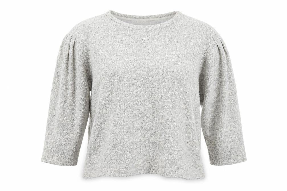 New Look Womens Grey   Pullover Jumper Size M  - PUFF SLEEVE